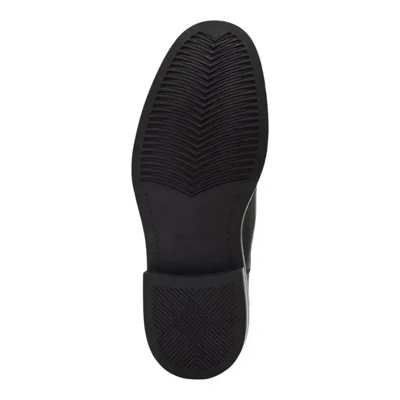 Steve Madden Men's Hamden Leather Chelsea Slip On Boots Black Size 12